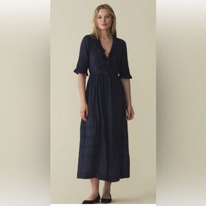DOEN Rosabella Dress - ADRIATIC -  S NWT (with two minor issues)